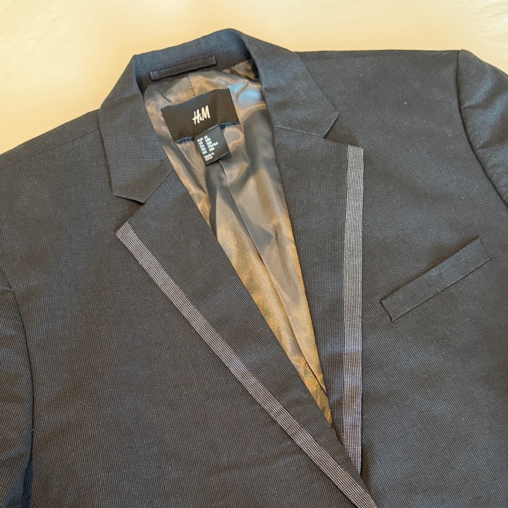 H&M Charcoal Blazer for Men